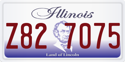 IL license plate Z827075