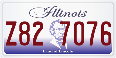 IL license plate Z827076