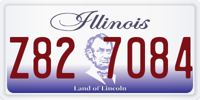 IL license plate Z827084