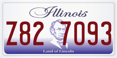 IL license plate Z827093