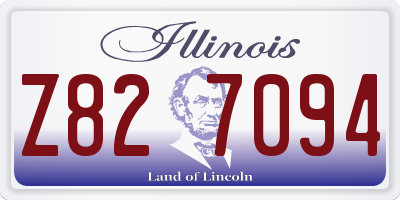 IL license plate Z827094