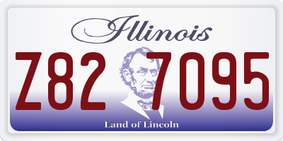 IL license plate Z827095