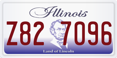 IL license plate Z827096
