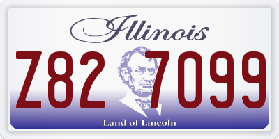 IL license plate Z827099