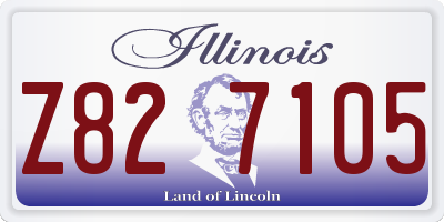 IL license plate Z827105