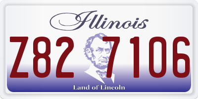 IL license plate Z827106
