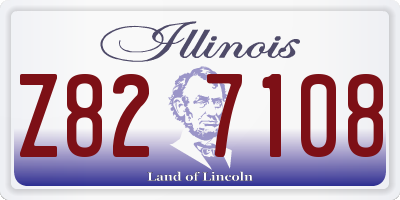 IL license plate Z827108