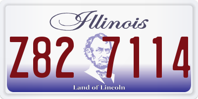 IL license plate Z827114