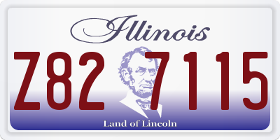 IL license plate Z827115