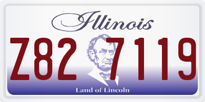 IL license plate Z827119