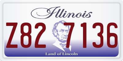 IL license plate Z827136