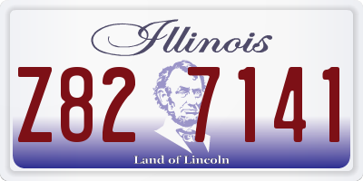 IL license plate Z827141