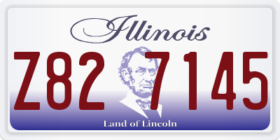 IL license plate Z827145