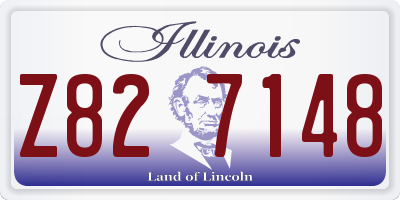 IL license plate Z827148