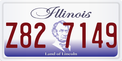 IL license plate Z827149