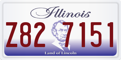 IL license plate Z827151