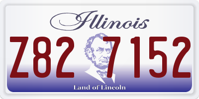 IL license plate Z827152