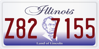 IL license plate Z827155