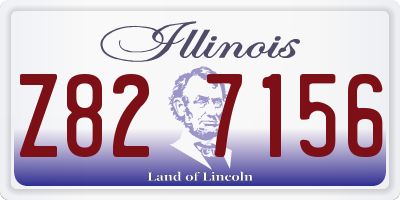 IL license plate Z827156