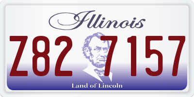 IL license plate Z827157