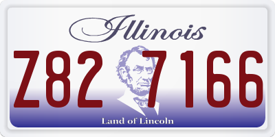 IL license plate Z827166