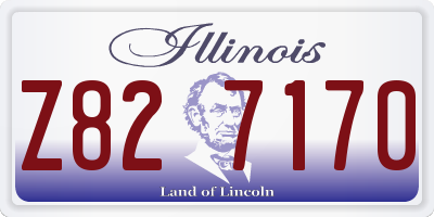 IL license plate Z827170