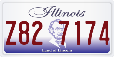 IL license plate Z827174