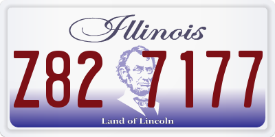 IL license plate Z827177