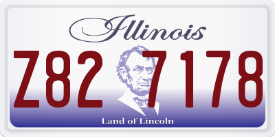IL license plate Z827178