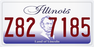 IL license plate Z827185