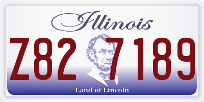 IL license plate Z827189