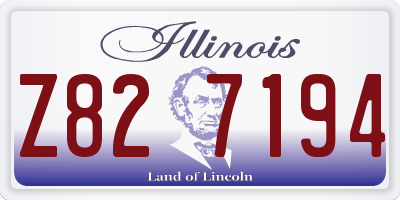 IL license plate Z827194