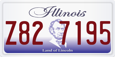 IL license plate Z827195