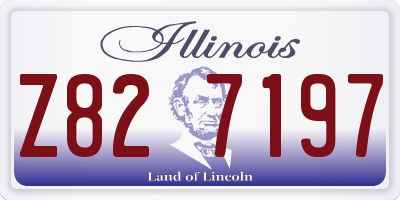 IL license plate Z827197