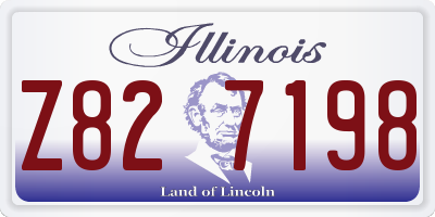 IL license plate Z827198