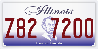 IL license plate Z827200