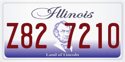 IL license plate Z827210