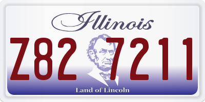IL license plate Z827211