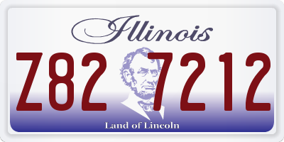 IL license plate Z827212