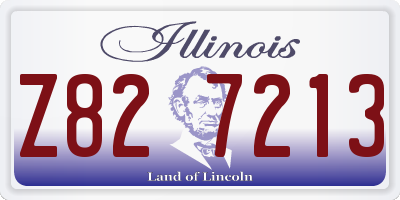 IL license plate Z827213