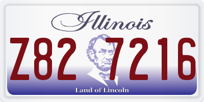 IL license plate Z827216