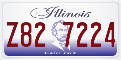 IL license plate Z827224
