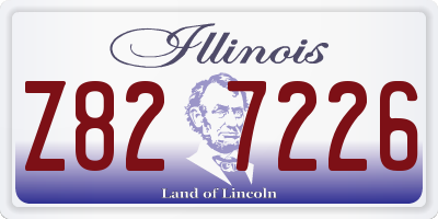 IL license plate Z827226