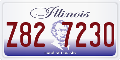 IL license plate Z827230