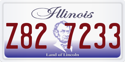 IL license plate Z827233