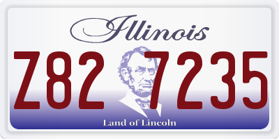 IL license plate Z827235