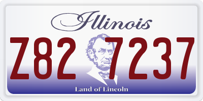IL license plate Z827237