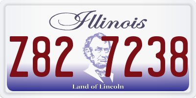 IL license plate Z827238