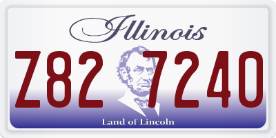 IL license plate Z827240