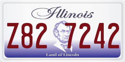 IL license plate Z827242